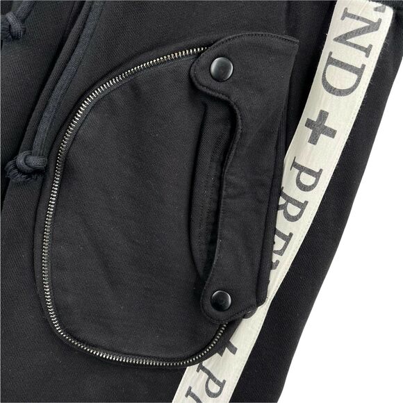 Profound Aesthetic PRFND Tape Sweatpants Black Size‎ Medium - Picture 3 of 8